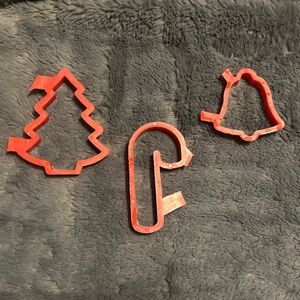 Vintage Retro 1980s Jello Jigglers Cookie Cutters Christmas Festive